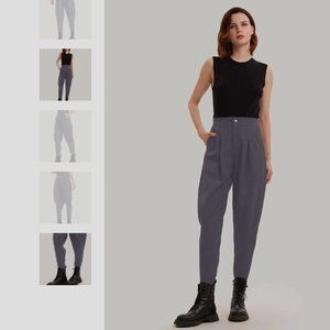 Gentle Herd -  Wool-Blend Tapered Trousers, Black (S) *NWT*